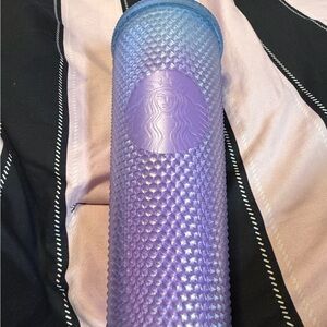 Starbucks Iridescent Blue to Purple Studded Tumbler